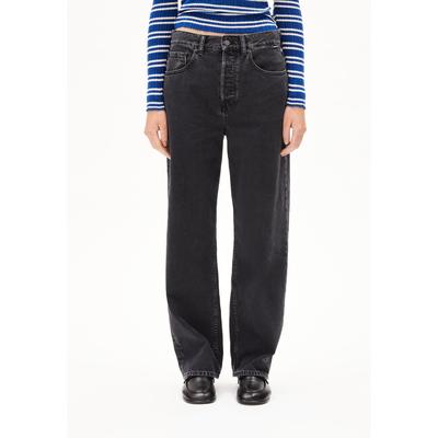 HAAYI - Frauen Baggy Fit Jeans - schwarz (Größe: 29/34)