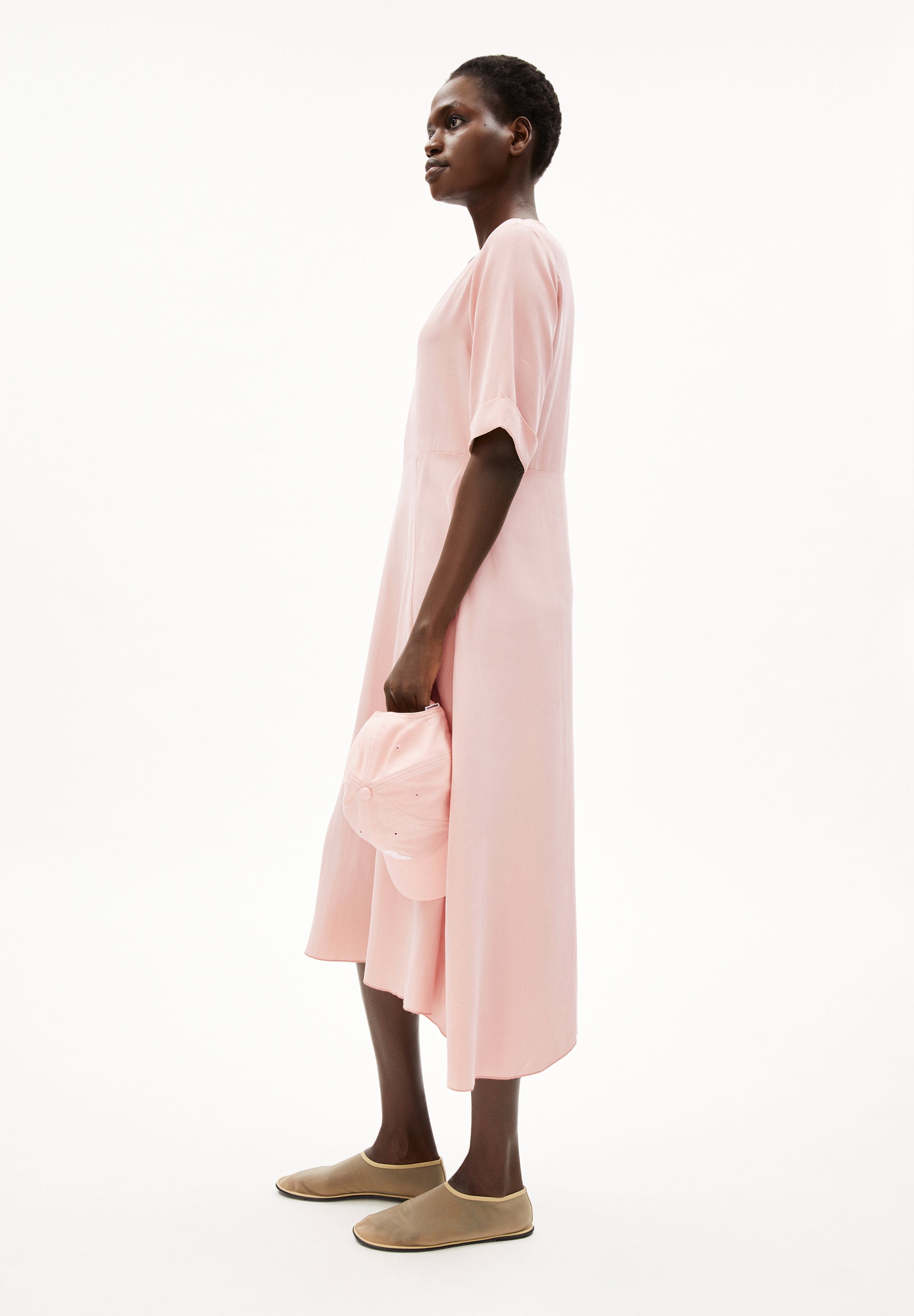 VAALI | Webkleid aus TENCEL™ Lyocell - rose (S) Image