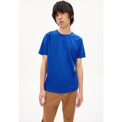 JAAMES - Männer Regular Fit T-Shirt - blau (Größe: L)