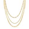 Lulu & Jane - Halskette Metall-Legierung in Gelbgold Ketten 1 ct Damen (26.99 € / 1 ct)