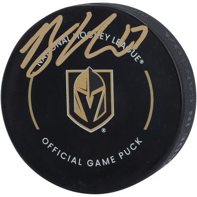 Offizieller Spielpuck von Ben Hutton, Vegas Golden Knights, signiert Image