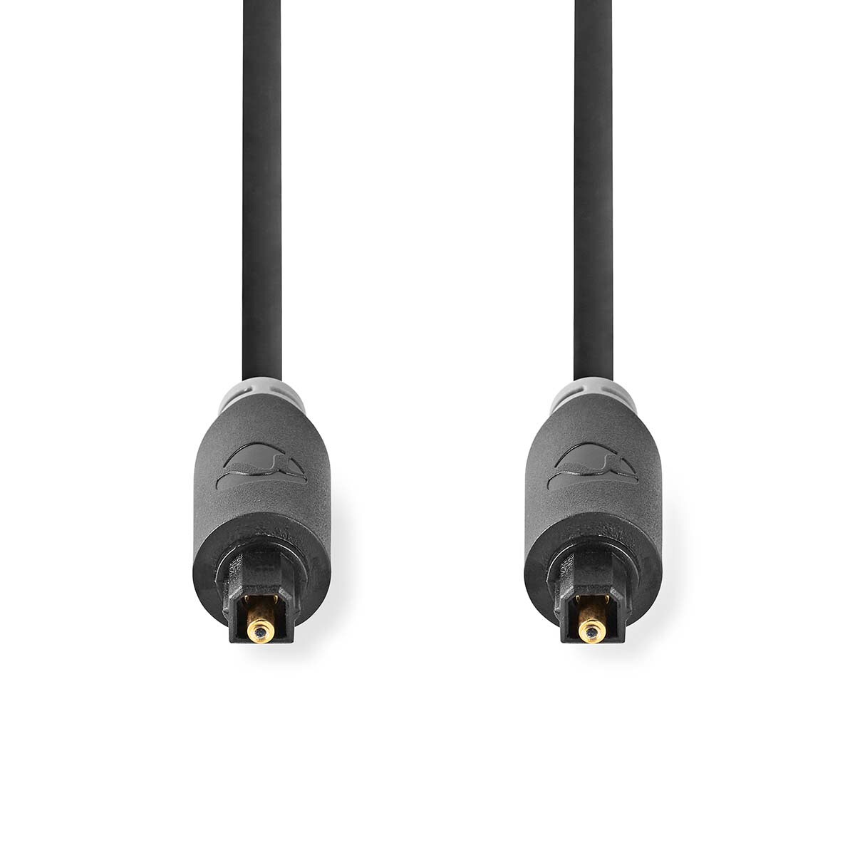 Nedis Optisches Audiokabel - Toslink Stecker - Toslink Stecker - 5.00 m - Rund - PVC - Anthrazit - Box Image