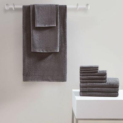 Big Bundle Bath Towel Set 12 Piece Set, 12 Piece Set, Gray