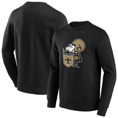 New Orleans Saints Klassisches Rundhals-Sweatshirt mit Logo – Herren Image