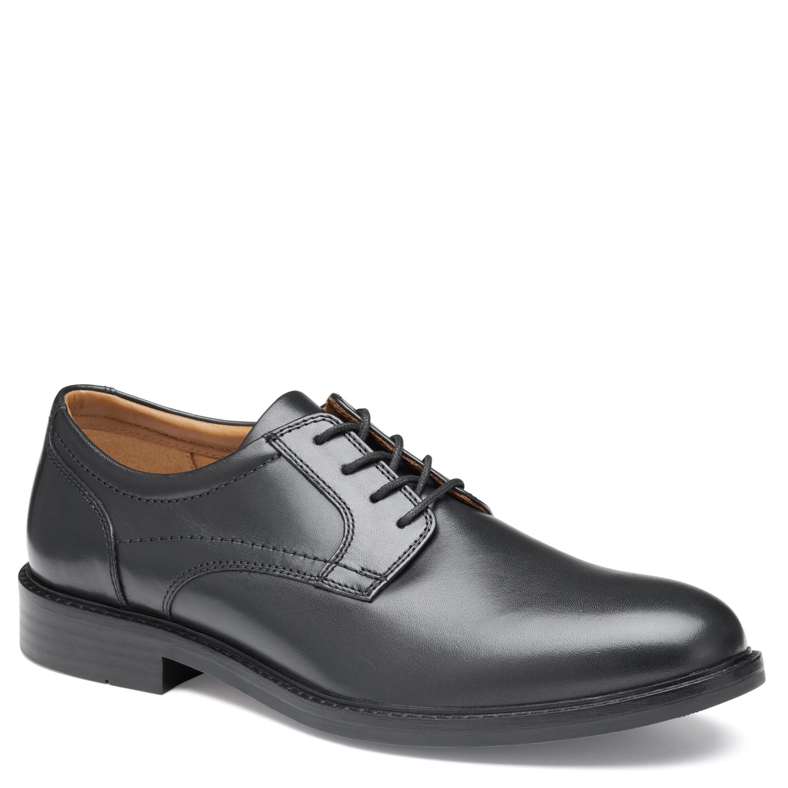 Johnston & Murphy Mason Plain Toe - Mens 10 Black Oxford Medium