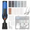 Outil de réparation de meubles de sol, bricolage, carrelage en céramique, anti-rayures, trou de clou, ensemble d'outils de remplissage de fissures, ensemble d'outils de cire de fusion à main pour la