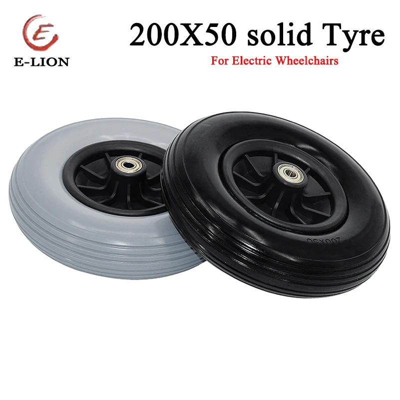 8"x 2"(200x50) Rollstuhl-Vorderrollenreifen für Pride Jazzy/Jet Electric Image