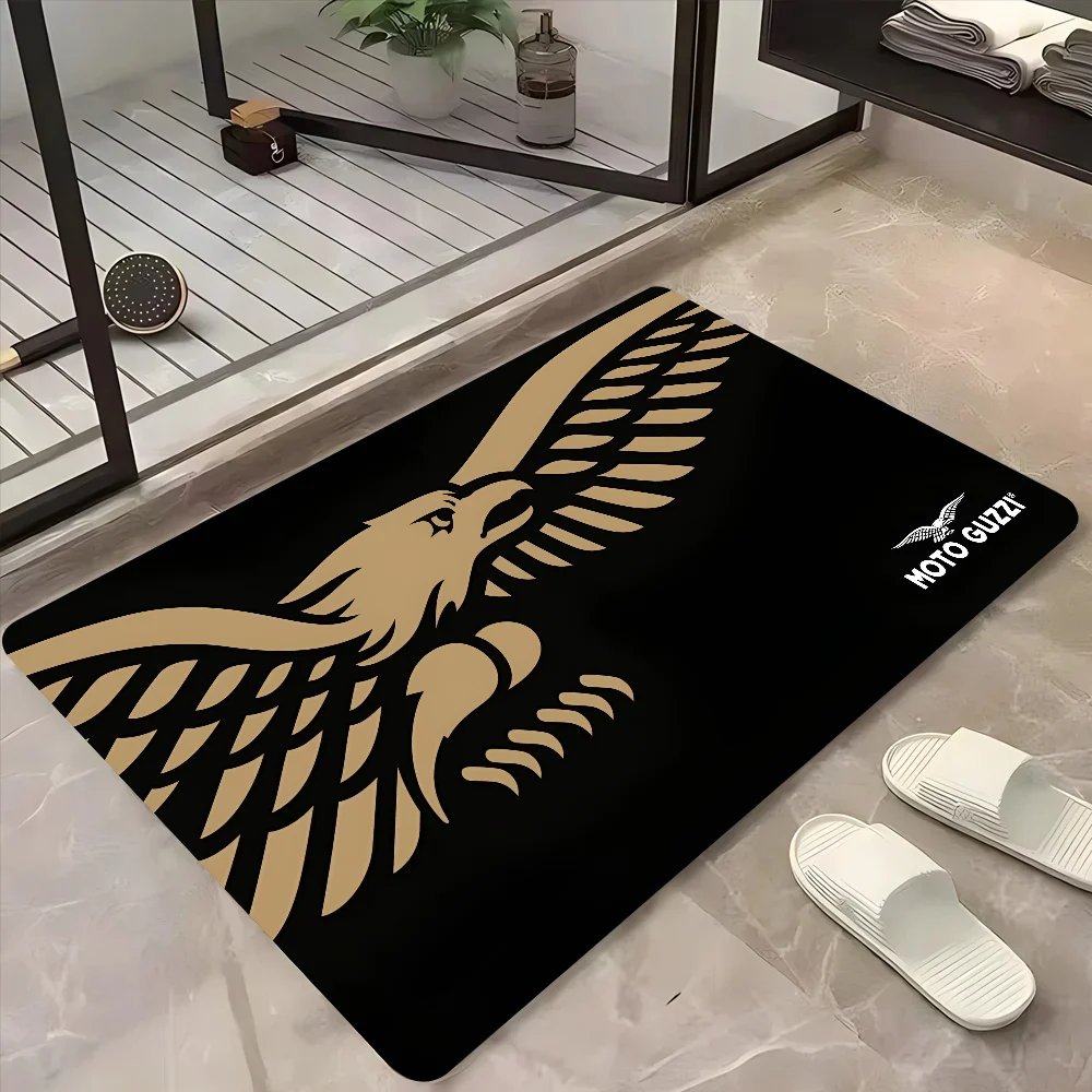 Moto G-Guzzi Motorrad Logo Boden matte Fußmatten Home Teppich Fuß matte Bad saugfähige Matten Anti-Rutsch-Matten Wohnkultur liefert