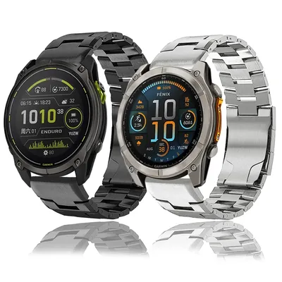 QuickFit-Uhrenarmband für Garmin Fenix 8 E 7 7X Pro 22 mm 26 mm Titanlegierungsarmband Enduro 3 2 Image