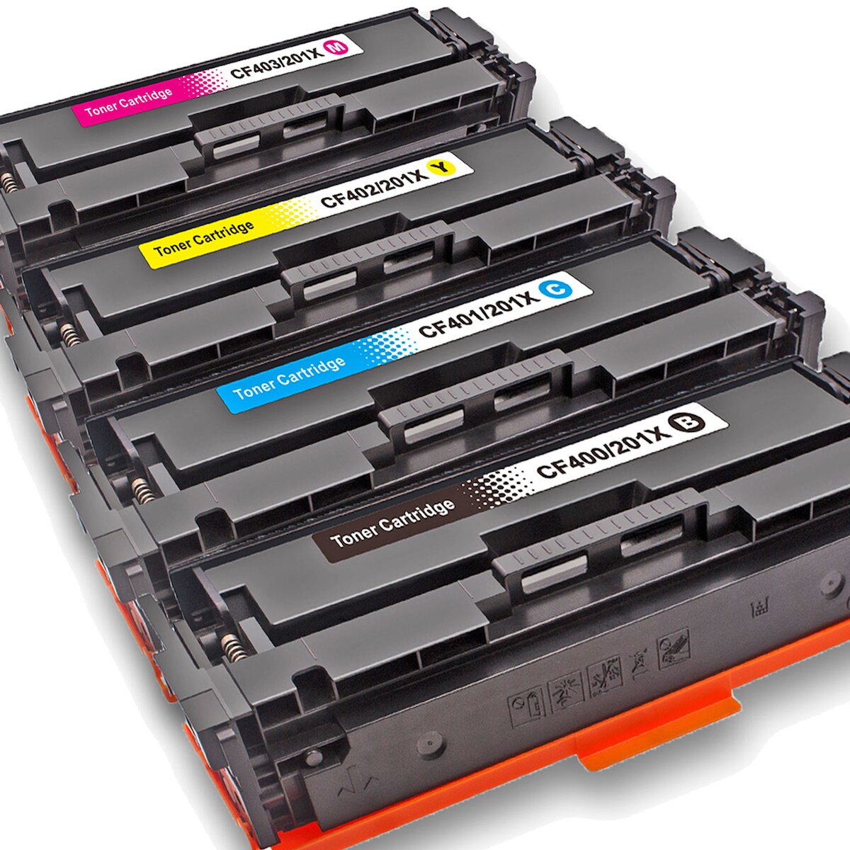 D&C Toner-Set für HP Color LaserJet Pro M274n - CF400X-CF403X/201X Multipack CMYK Image