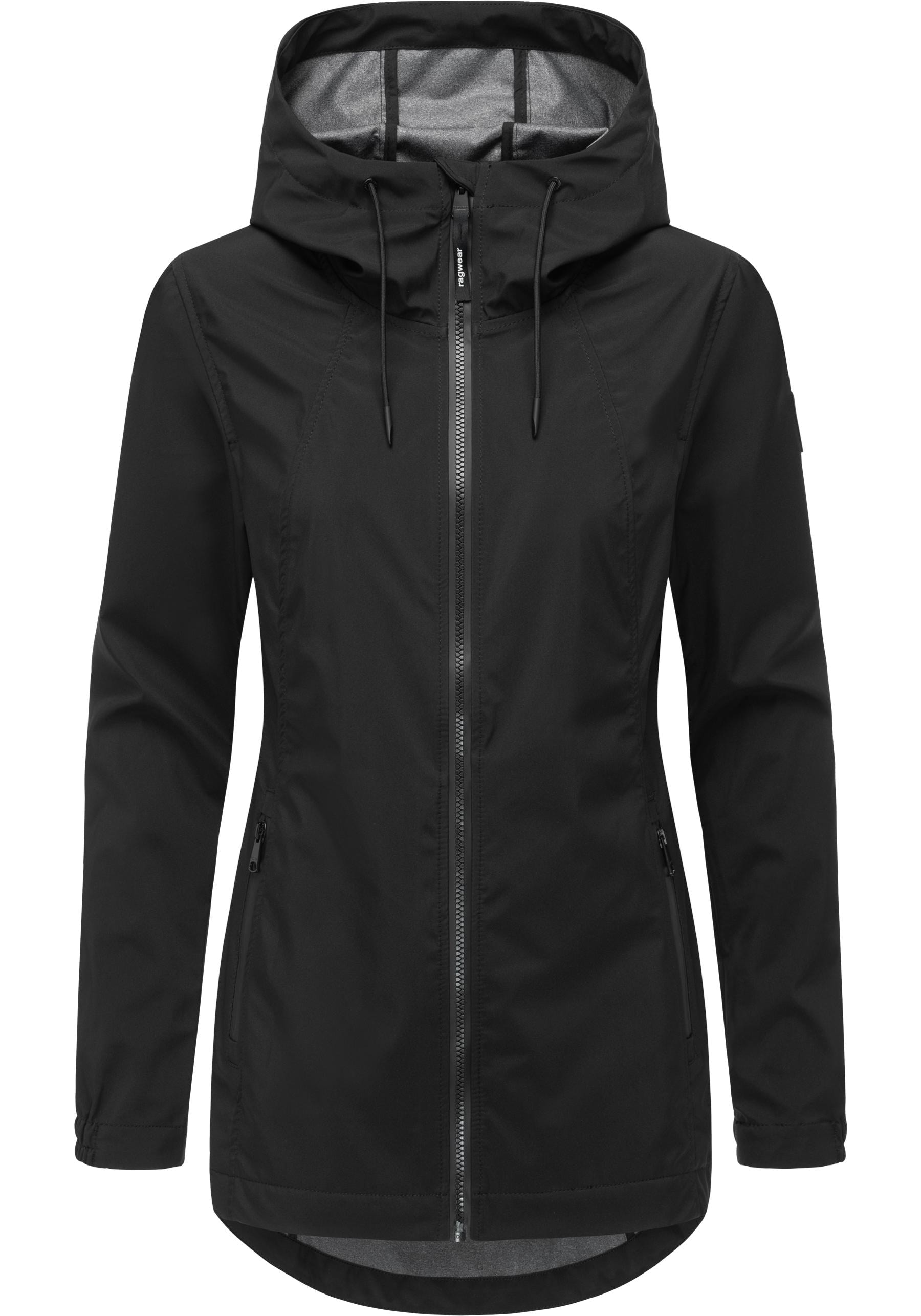 Kurzmantel RAGWEAR "Zuzka Sport", Damen, Gr. XL (42), schwarz, Obermaterial: 100% Polyester, Innenfutter: 100% Polyester, Basic, tailliert Po-bedeckend, hoch geschlossener Ausschnitt, Ärmel ohne Ärmelschlitz elastischer Bund mit innenliegendem... Image