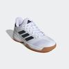 Hallenschuh ADIDAS PERFORMANCE "LIGRA 8 INDOOR KIDS", Gr. 34, schwarz-weiß (cloud weiß, core schwarz, cloud weiß), Textil, Synthetik, sportlich, Schuhe, geeignet für jeden Hallensport