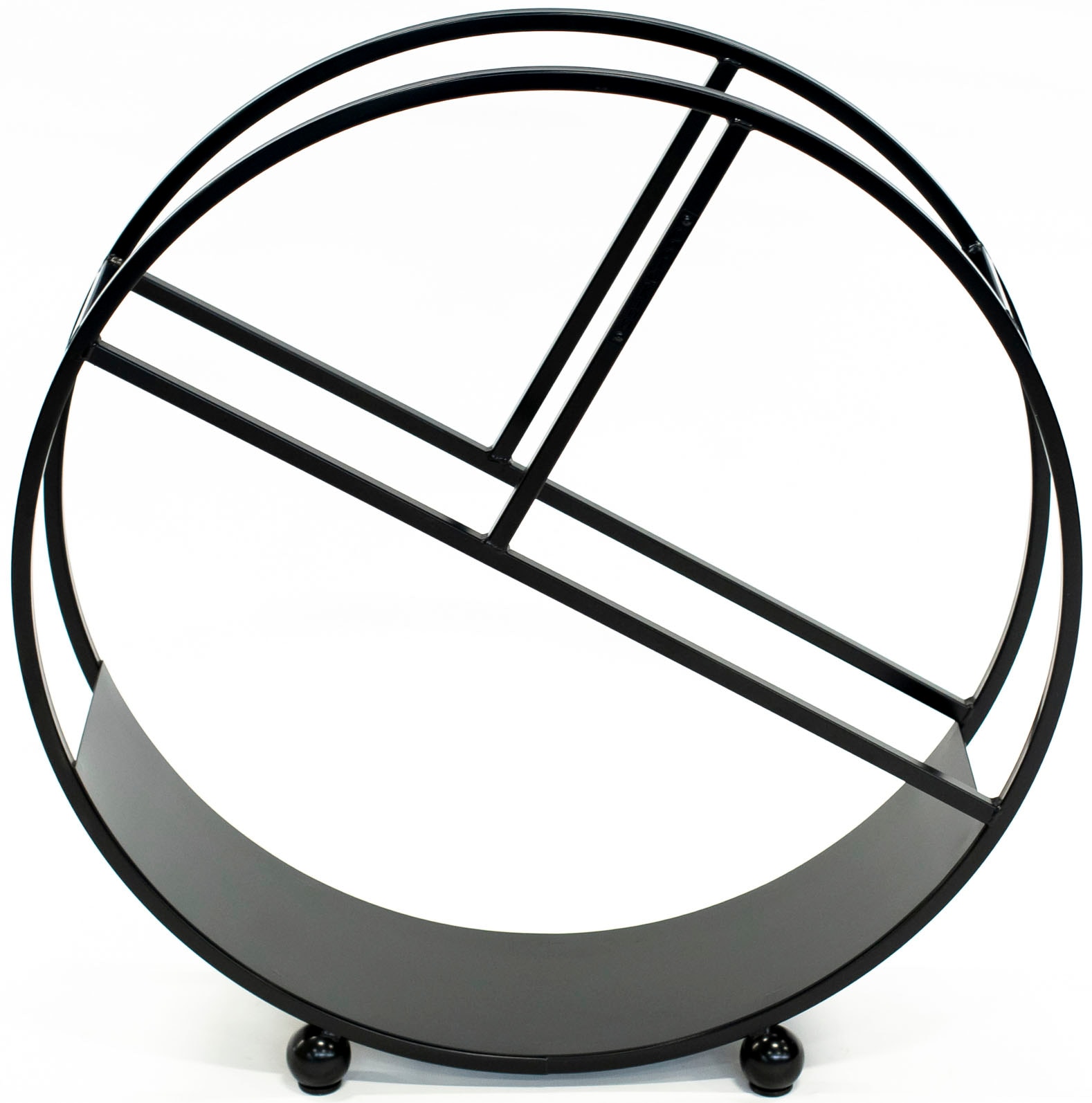 Kaminholzregal WESTMANN "Osiris", schwarz, B:80cm H:82cm T:20cm, Metall, Stahl, Kaminholzlager, schwarz, BxTxH: 80x20x82cm