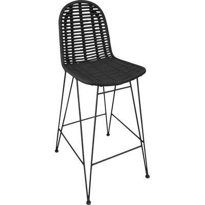 Barhocker SIT, grau (antikschwarz), Hocker, Shabby Chic, Vintage Image