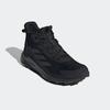 Wanderschuh ADIDAS TERREX, Gr. 43, schwarz (core schwarz, core schwarz, grau four), Textil, sportlich, Schuhe
