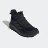 Wanderschuh ADIDAS TERREX, Gr. 47, schwarz (core schwarz, core schwarz, grau four), Textil, sportlich, Schuhe