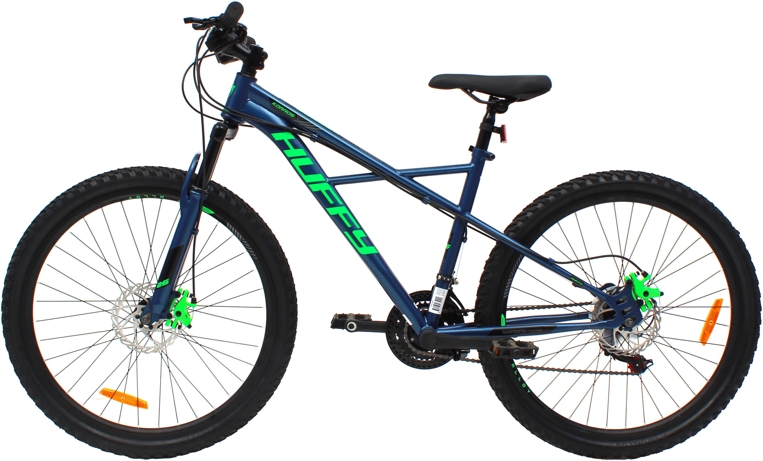 Mountainbike HUFFY Gr. 43, blau, Fahrräder, Kinder, 43cm, 26 Zoll (66,04cm) hinten: 26 Zoll (66,04cm) Image