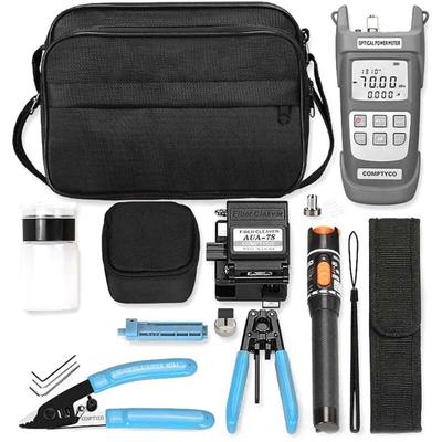 Ej.life - FTTH-Glasfaser-Kit mit AUA-7S Cleaver, optischem Leistungsmesser und 5 km visuellem Image