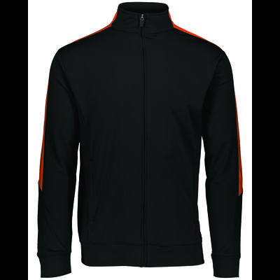 Augusta Sportswear 4395 Medalist Jacket 2.0 in Black/Orange size Small | Polyester