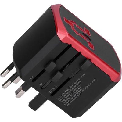 Universeller Reiseadapter, internationaler Spannungswandler, 100 v auf 240 v Steckdosenladegerät Image