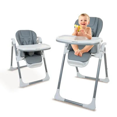 Baby High Chair, High Chairs for Babies and Toddlers, Adjustable, Foldable and Portable High Chair,