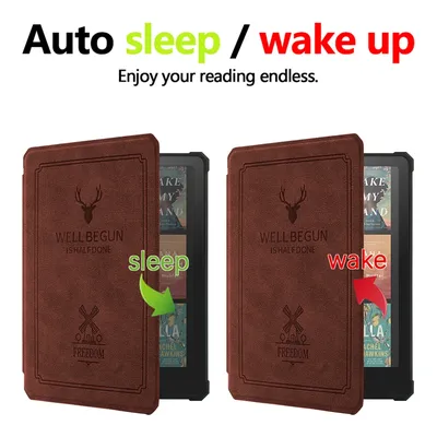 For Kindle Paperwhite 12th Gen 2024 7Inch Ebook Smart Cover Protective Case Auto Sleep Wake