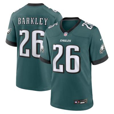Philadelphia Eagles Nike Game Heimtrikot - Mitternachtsgrün - Saquon Barkley - Herren Image