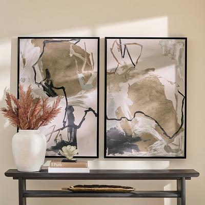 Abstract Shadows Framed Canvas Wall Art - I - Grandin Road