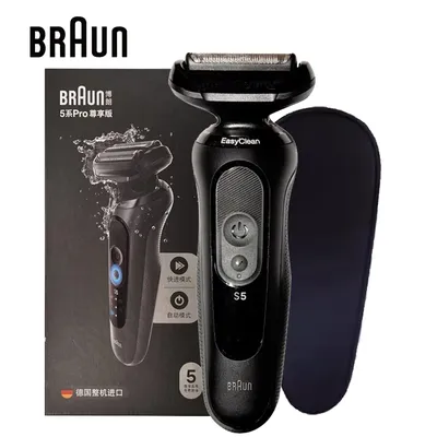 Original Braun Series 5 Pro 52-N1200s Electric Shaver Men's Electric Razor Dry Wet Shaving LED