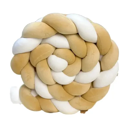 Gestricktes Kissen für Wohnzimmer-Bettdekorationen, handgefertigte geknotete Bodenmatte, gewebtes Image