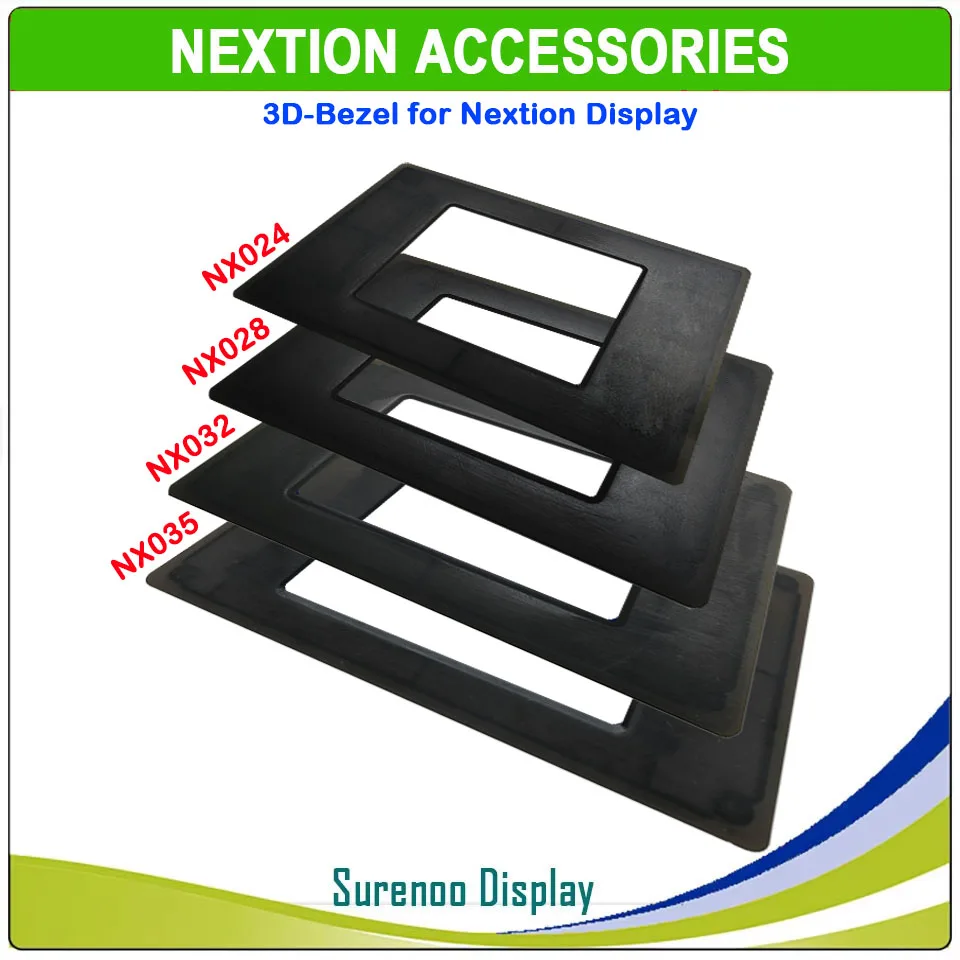 3D-Bezel Cover Frame Case Gehäuse für 2,4-2,8-3,2-3,5 Zoll Nextion Basic Discovery Enhanced HMI UART LCD Display Module Bildschirm Image