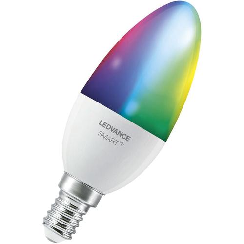 LEDVANCE Smarte LED-Lampe mit WiFi Technologie, Sockel E14, Dimmbar, Lichtfarbe änderbar