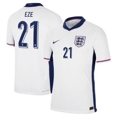England Nike Dri Fit Adv Heimspieltrikot 2024 mit Aufdruck Eze 21 Image