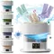 Mini Washing Machine 11.5L Portable Retractable Household Washing Machine with Spin Dryer for Socks Underwear Baby Clothes