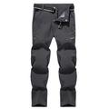 Per uomo Pantaloni da escursionismo Estate Esterno Impermeabile Delicato sulla Pelle Comodità Asciugatura Rapida Pantaloni Tasca con cerniera Grigio scuro Nero Spandex Caccia Pesca Arrampicata M L XL