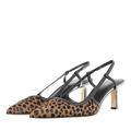 Michael Kors Hohe Schuhe - Alora Mid Sling - für Damen - aus Leder & Leder & Synthetisches Material & Leder