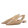 Michael Kors Sandalen - Darrington Sling Flat - Gr. 36 (EU) - in Braun - für Damen - aus Leder & Leder & Synthetisches Material & Leder