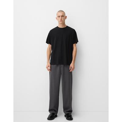 Bershka Tailored Jogging Trousers Men Xl Grey