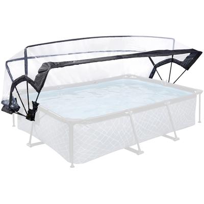 Poolverdeck EXIT "multifunktionale Abdeckung", transparent, B:300cm H:115cm T:200cm, Polyvinylchlorid (PVC), Verdecke, zur Befestigung an Framepools Image