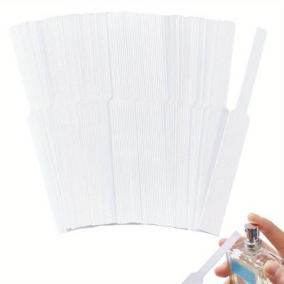 TEMU 100pcs White Perfume Testing Strips, Paper Scent Test Strips For Fragrances Essential Oils Aromatherapy, Small Incense Papers