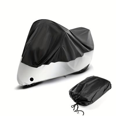TEMU [motorcycle Cover] Motorcycle Of 190t Polyester , Suitable For Motorcycles And Bicycles. Image