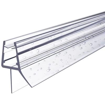 Ersatzdichtung Wasserabweiser Duschdichtung Schwallschutz Duschkabine Bad 4-6mm Glas 60cm Image