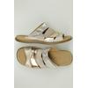 Gabor Damen Sandale, Gr. 38, beige, Leder