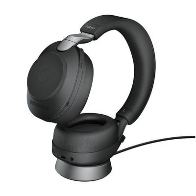 Jabra Stereo Headset »Evolve2 85 UC« mit Ladestation schwarz