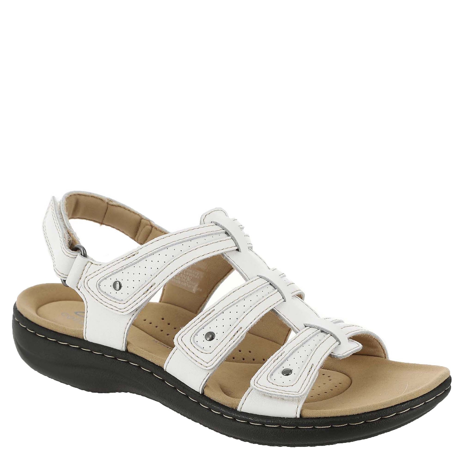 Clarks Laurieann Ivy - Womens 7 White Sandal Medium