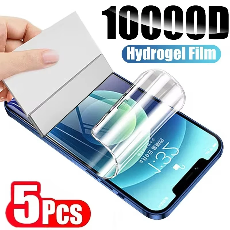 1-5Pcs Hydrogel Film Screen Protectors Für Xiaomi Redmi Hinweis 15 14 13 12 11 10 Pro 9 14C poco M7 M6 X7 X6 X5 F7 F6 F5 C65 C71 Image