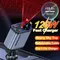 Retractable Car Charger with Starlight Type-C 120W Car Charger Adapter 4 in 1 Car Phone Charger with