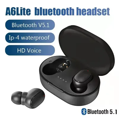 Original a6s tws headset drahtlose kopfhörer bluetooth kopfhörer sport stereo fone bluetooth ohrhörer für xiaomi huawei iphone Image