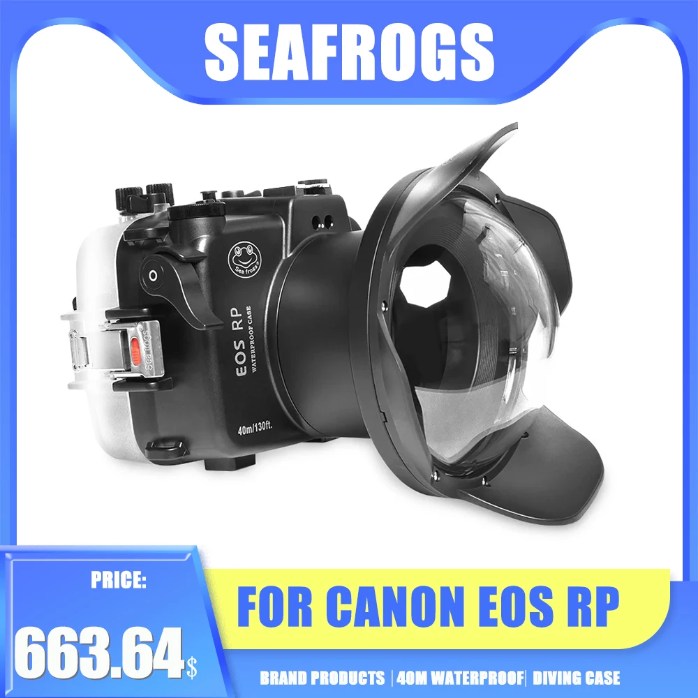 IPX8 Wasserdichte Abdeckung Für Canon EOS RP SLR Kamera Tauchen Shell Fall Unterwasser Fotografie Decken Breite-winkel Professionelle Image