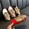 Kinder Lederschuhe Mode Niet Elegante Mädchen Prinzessin Schuhe Flach Vielseitig Kinder Kausal Trend Flache Schuhe Rutschfeste Klassisch